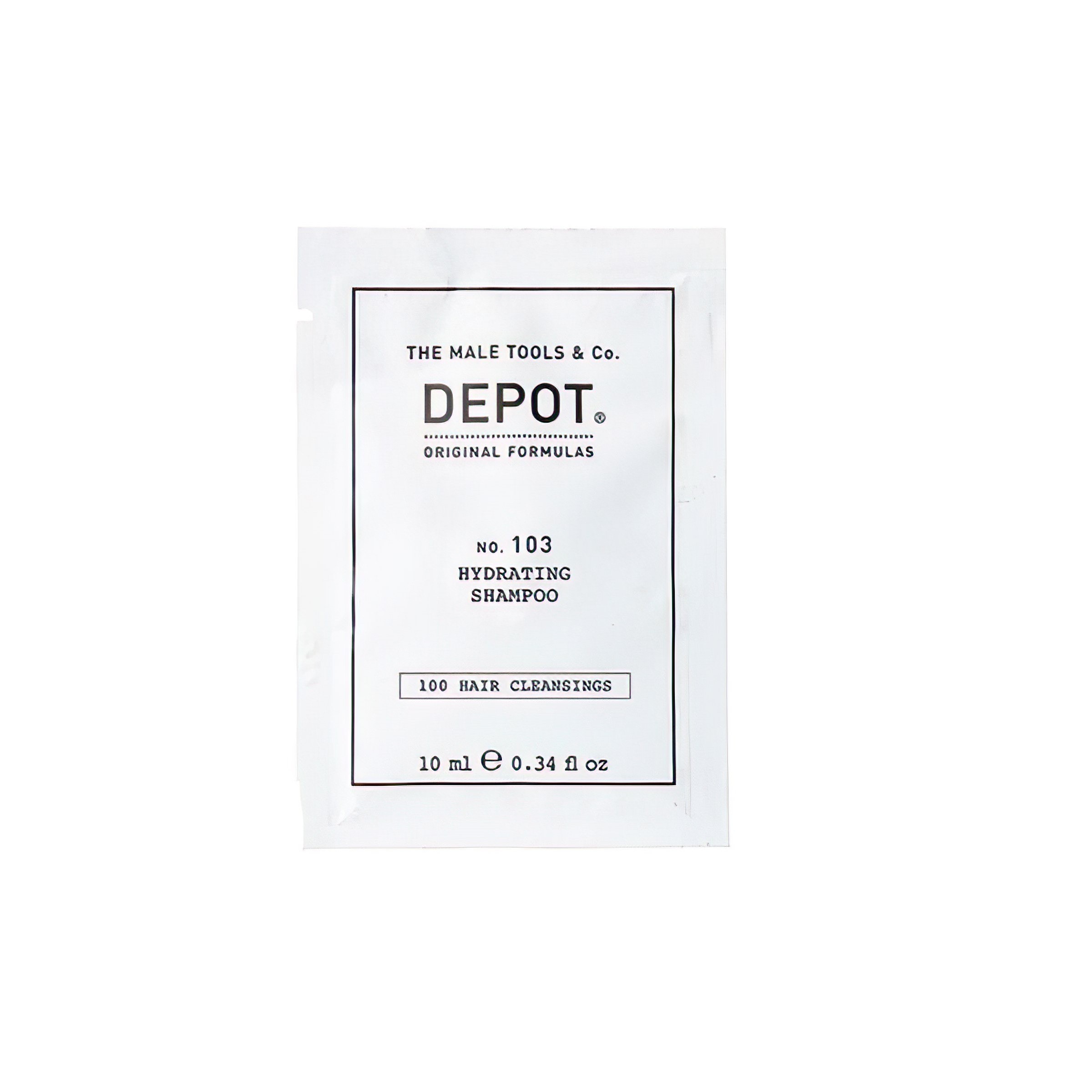 Depot 100 Hair Cleansing No 103 ProVitamin B5 Hair Shampoo For Hydration 10ml donna