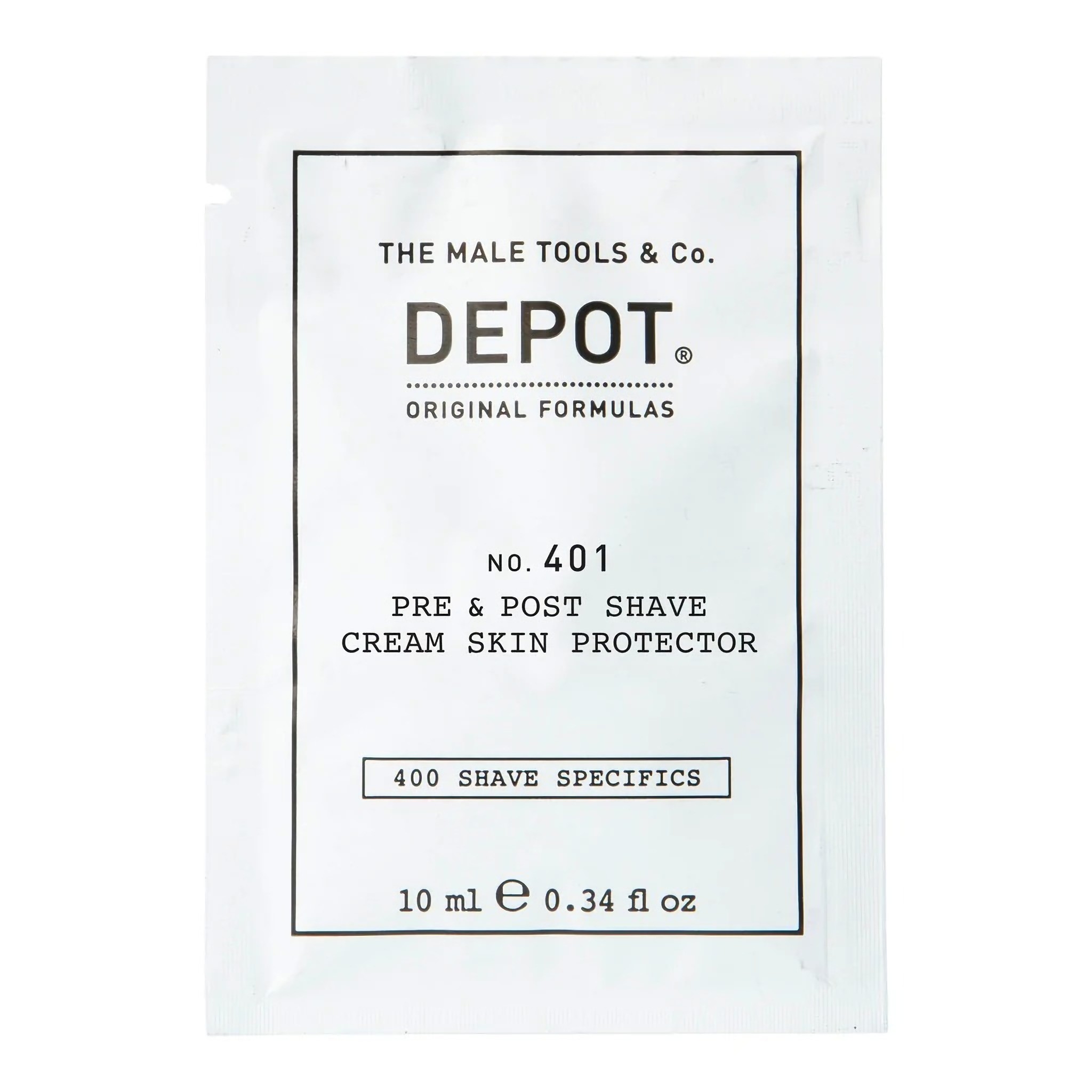 Depot 400 Shave Specifics No 401 Soothing Pre Post Shaving Cream 10ml donna