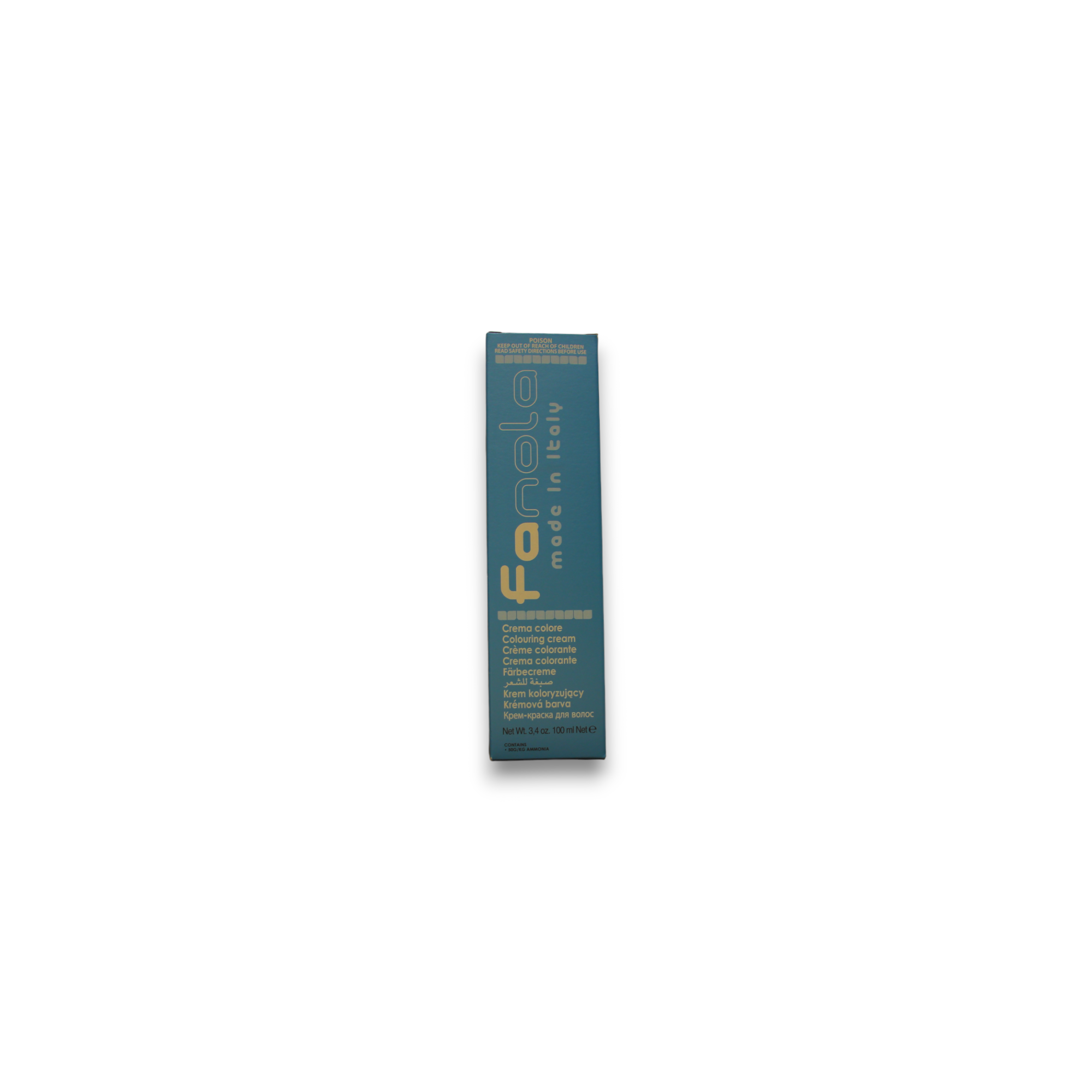 Fanola Crema Colore Permanent Hair Dye 403 Warm Chestnut 100ml donna