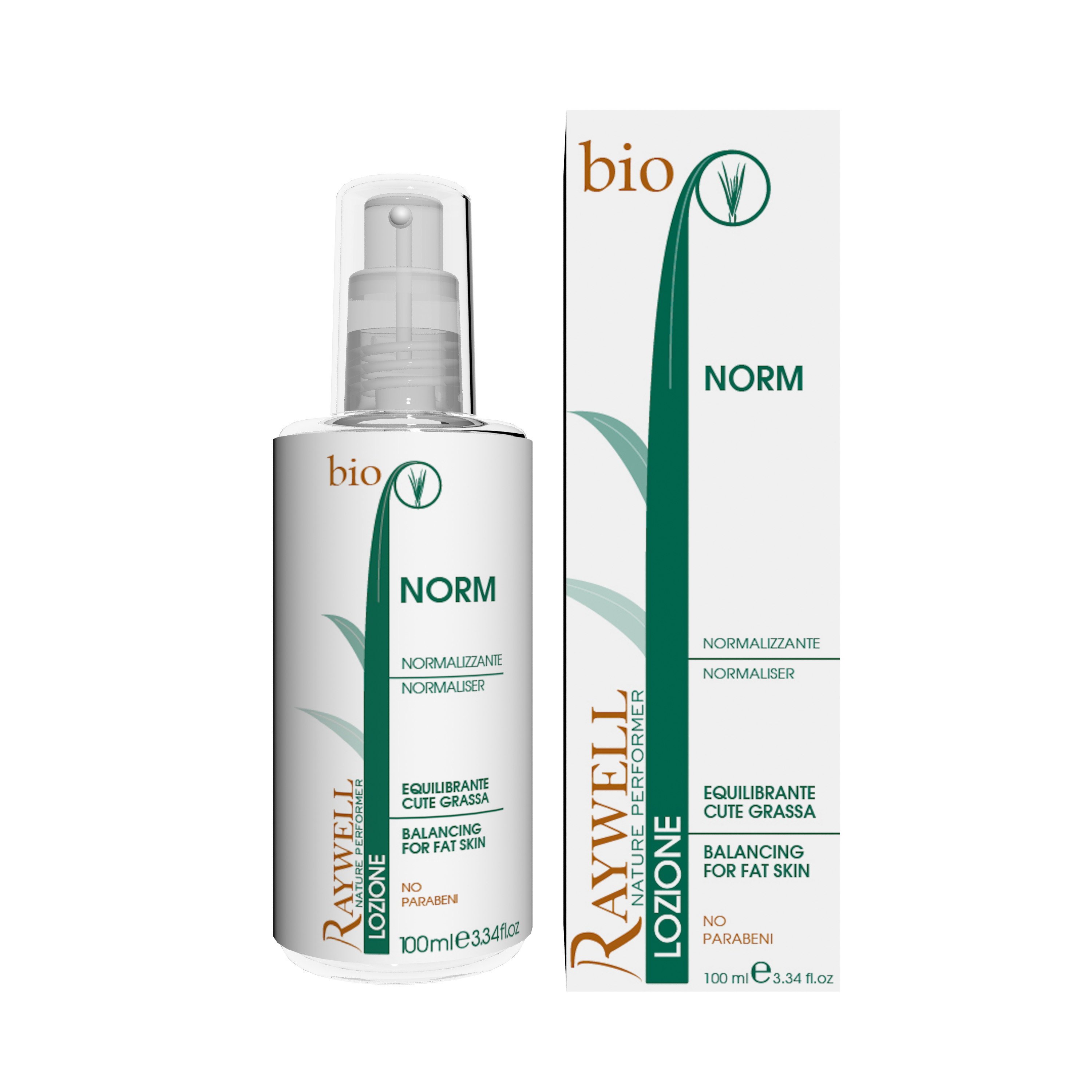 Raywell Bio Nature Hair Lotion Treatment For Regulation Of Excessive Sebum 100ml donna