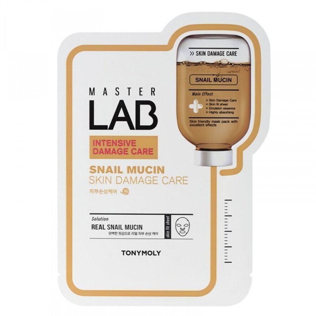 TonyMoly Master Lab Repairing Sheet Mask For Face 19 g donna