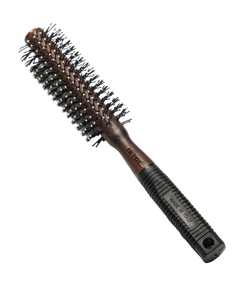 Depot Accessories No 724 Round Hair Brush BlackBrown Size S For Styling donna