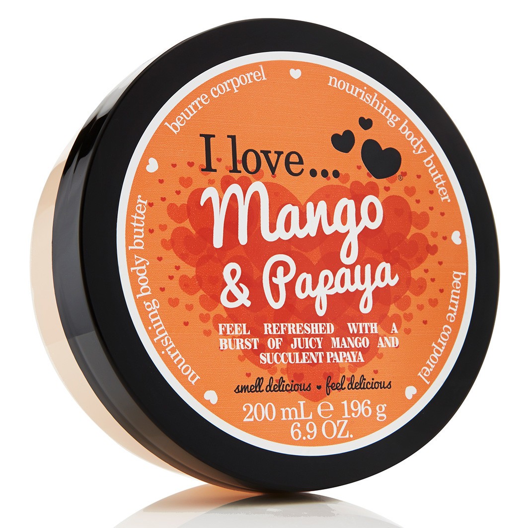 I love Burro corpo nutriente al mango e papaia 200ml Donna