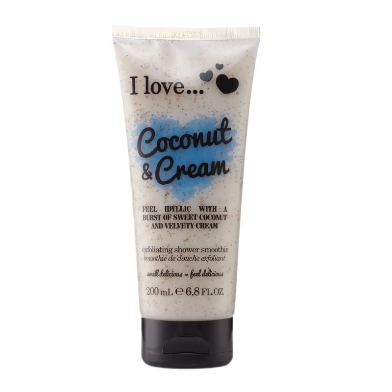 I love Smoothie doccia esfoliante al cocco e crema 200ml Donna