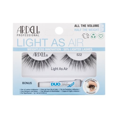 Ardell Light As Air 522 Fake Eyelashes Set donna Black