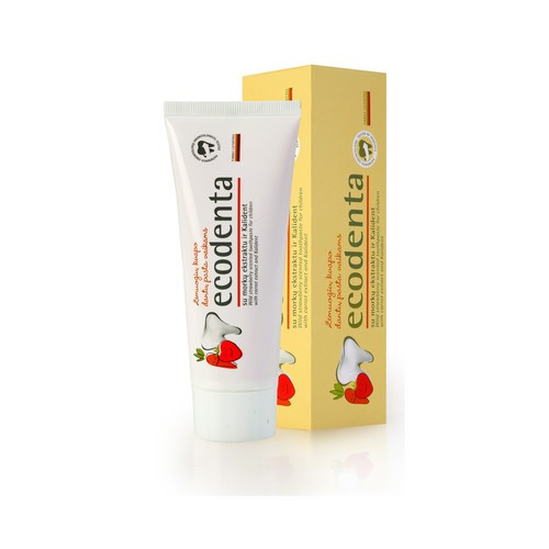 Ecodenta Toothpaste with strawberryflavored children Wild Strawberry Scented Toothpaste For Children 75 ml donna 75ml