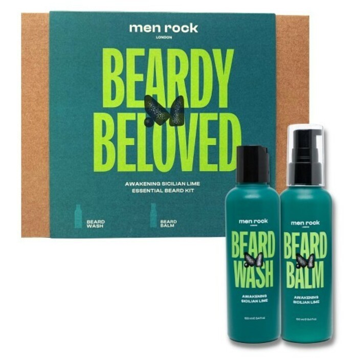 MenRock Sicilian Lime Beard Duo Kit Drkov sada pe o vousy uomo