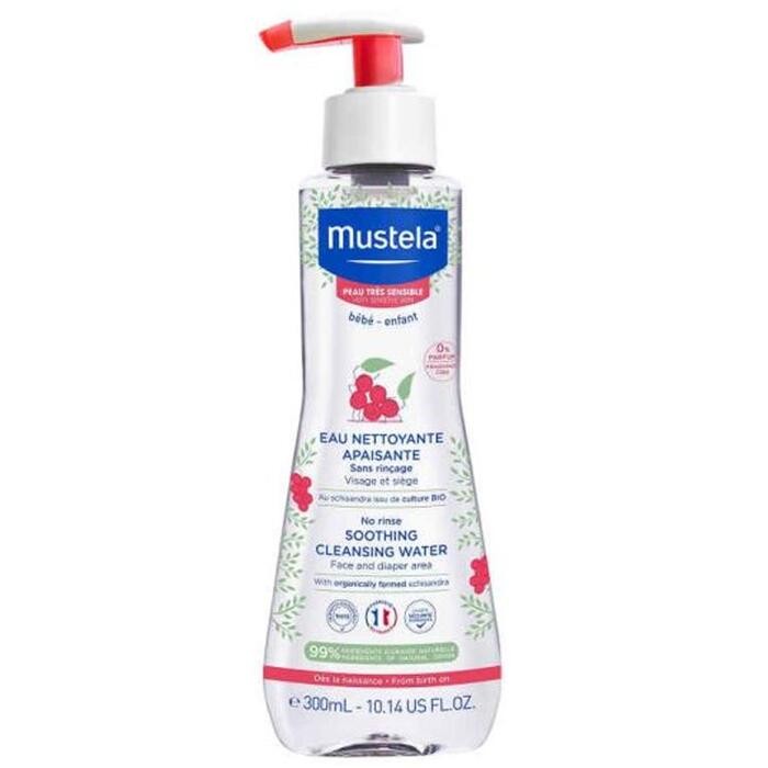 Mustela BEB NIO agua limpiadora calmante cara y zona del paal 300ml unisex 300ml