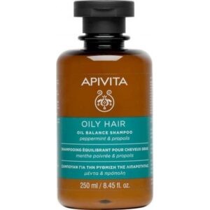 Apivita CHAMP equilibrante para cabello graso con menta y propleo 250 ml Unisex