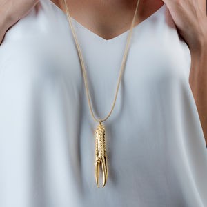 Shabama TUENT COOL BEIGE necklace gold glitter 1 unit unisex