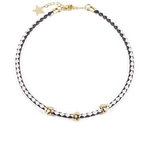Shabama NAMIBIA X3 necklace shiny gold 1 unit unisex