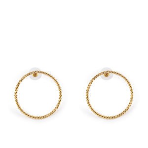 Shabama SURI earrings shiny gold 1 unit unisex
