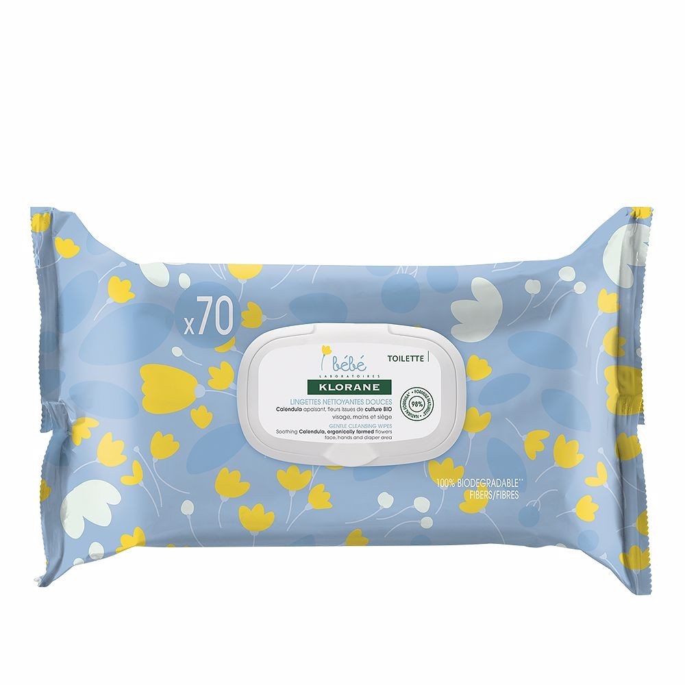 Klorane Baby 70 Gentle Cleansing Wipes Unisex