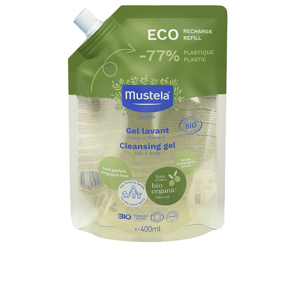 Mustela BIO gel shampoo refill 400ml unisex