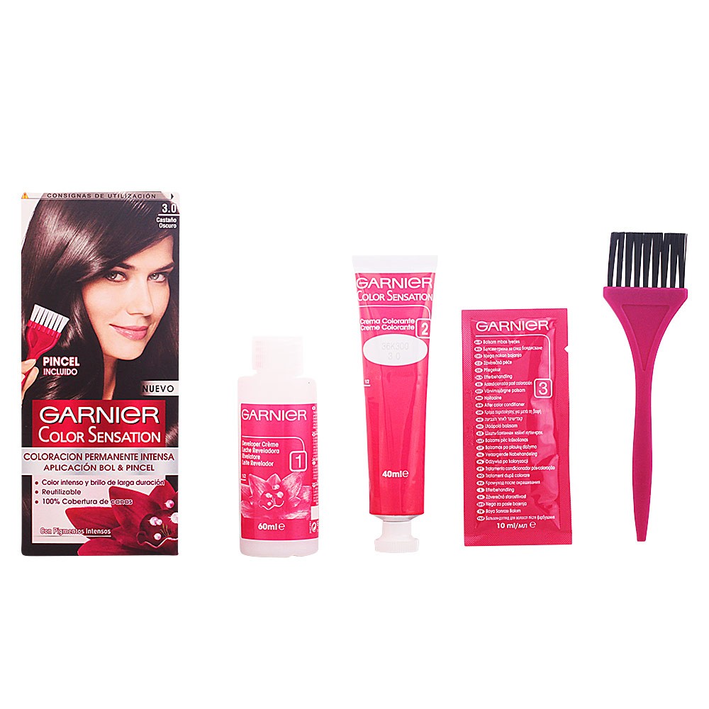 Garnier COLOR SENSATION 3 castao oscuro 110 gr Unisex