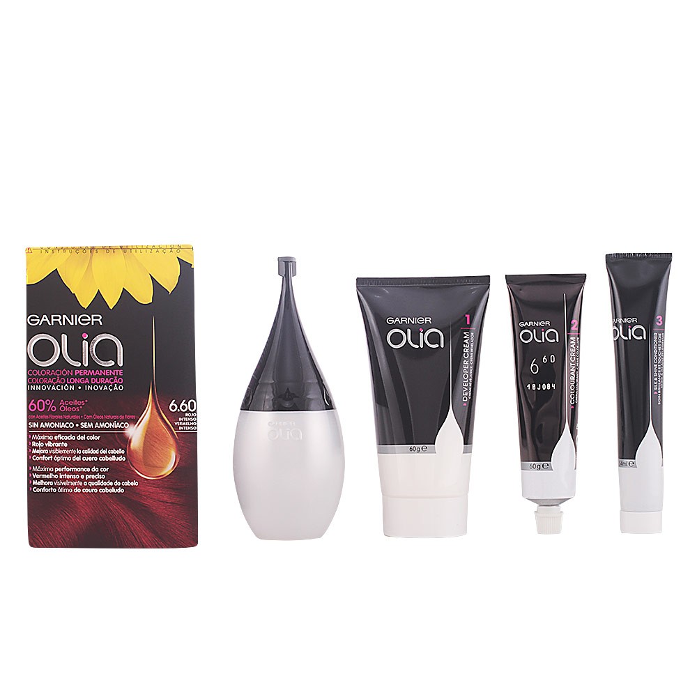 Garnier OLIA Coloracin Permanente 660 Rojo Intenso 4 pz Unisex