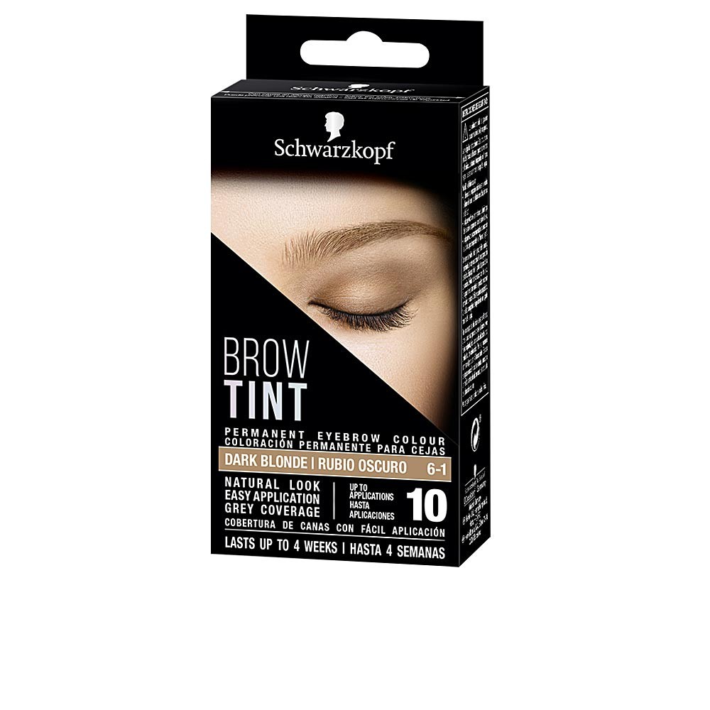 Schwarzkopf Mass Market BROW TINT tinte cejas 61rubio oscuro 10 aplicaciones Donna