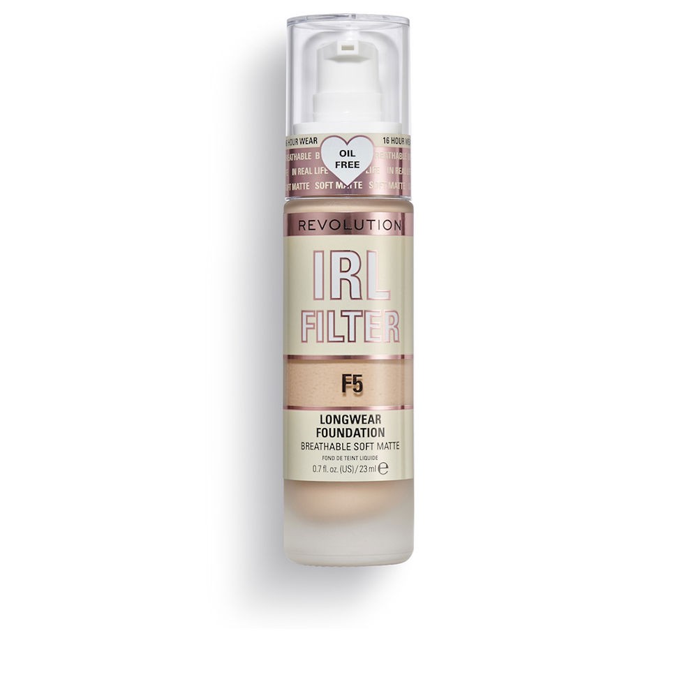 Revolution Make Up IRL FILTER longwear foundation F5 23ml donna