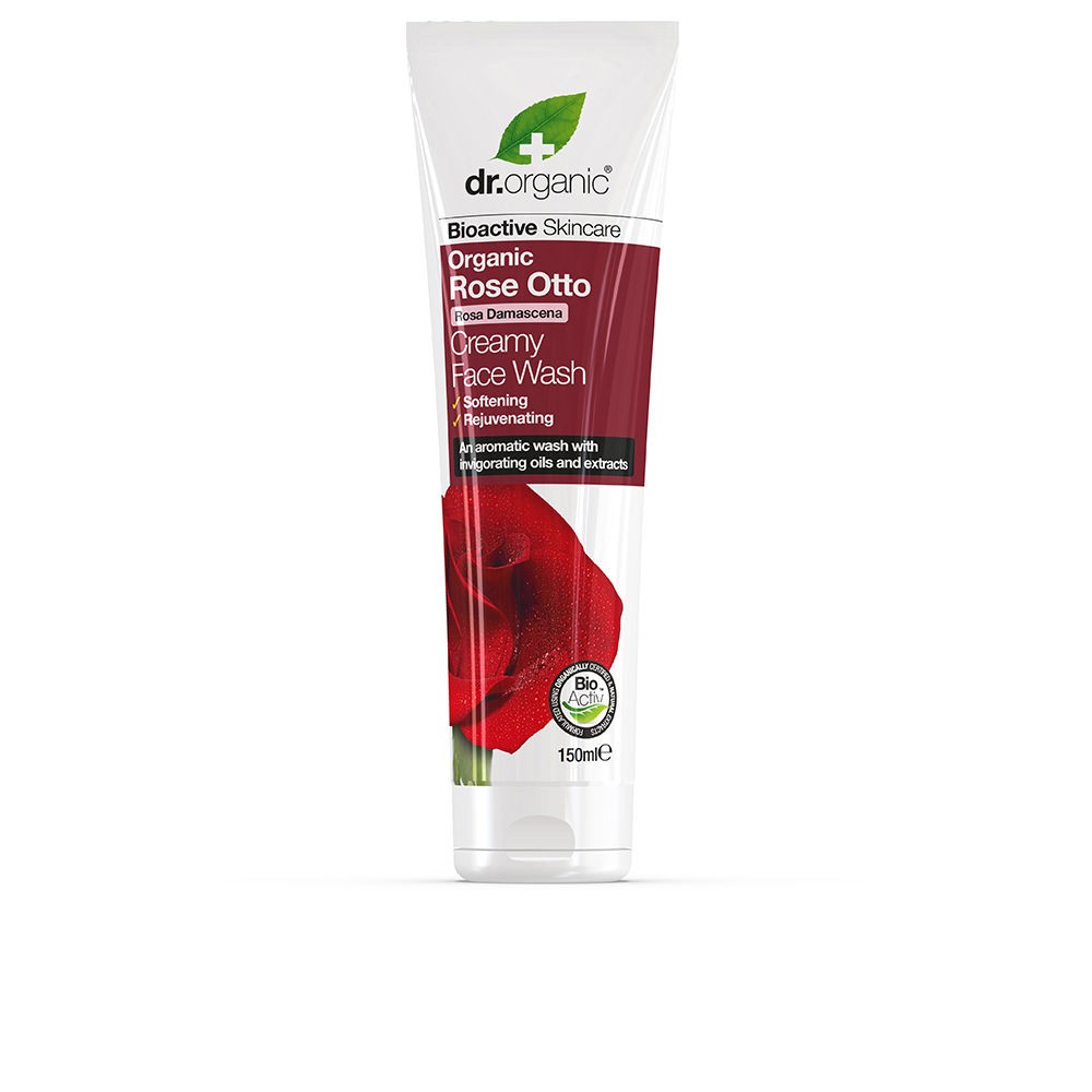 Dr Organic Rose Otto Cream Face Wash 150ml Unisex