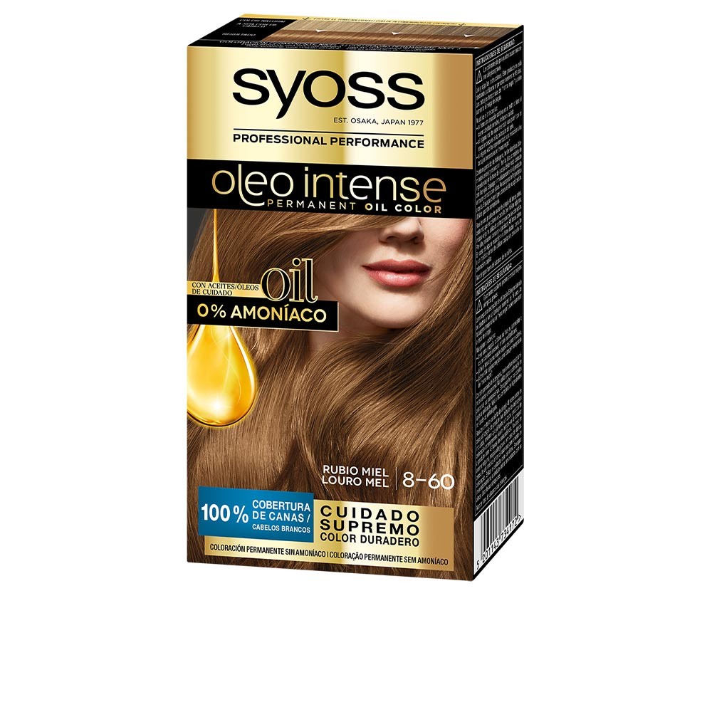 Syoss OLIO INTENSE tinte sin amoniaco 860rubio miel 5 pz Donna