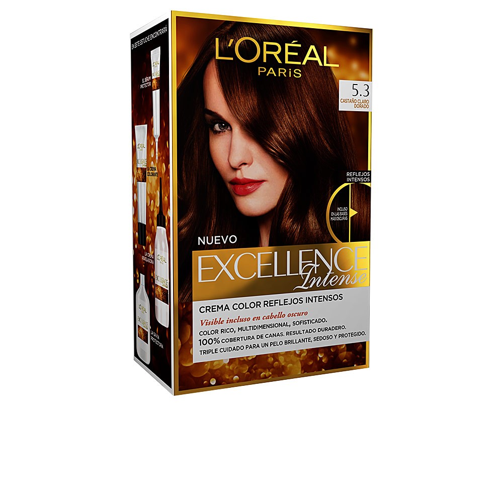 LOral Paris EXCELLENCE Creme tinte 53 castao claro dorado 1 u Unisex