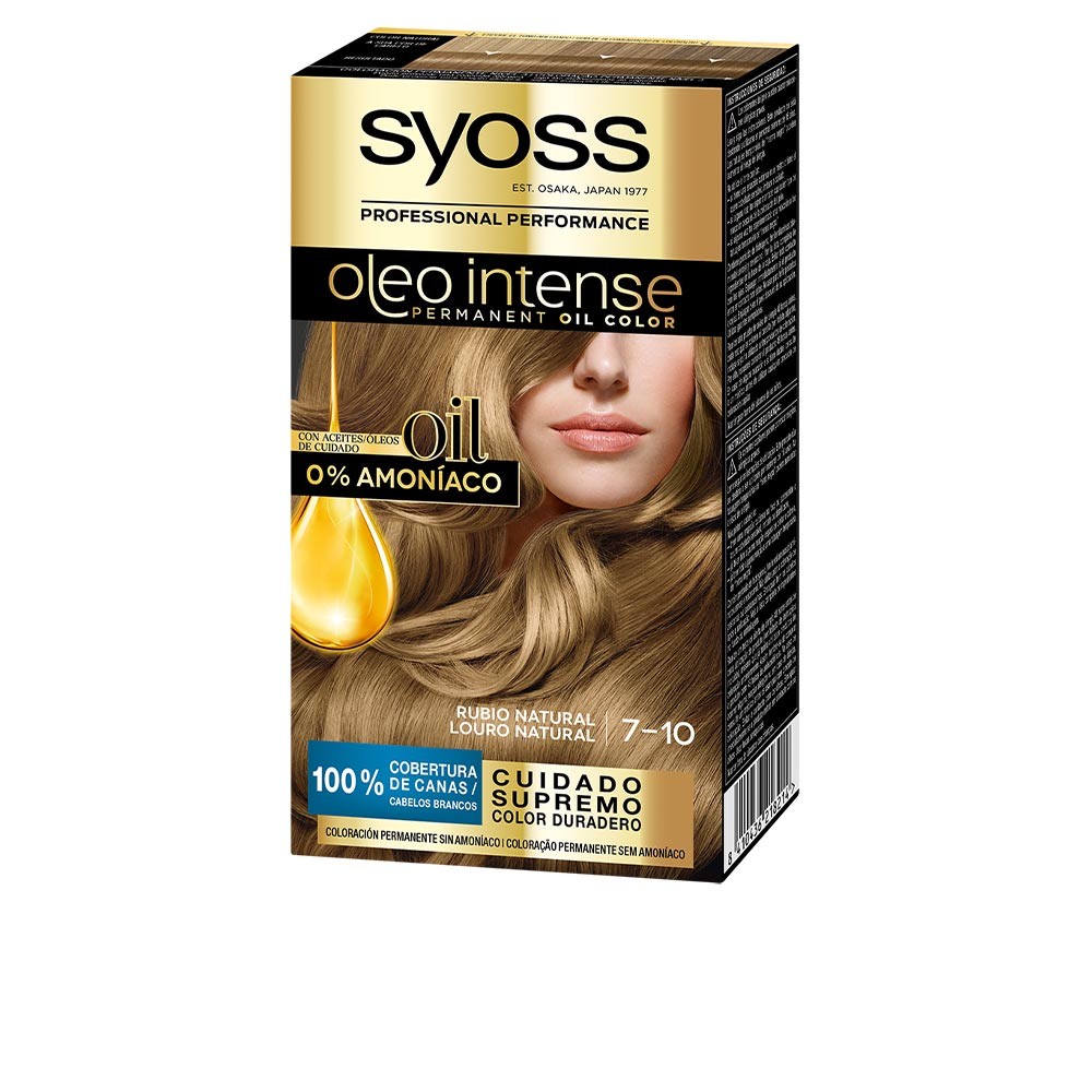 Syoss OLIO INTENSE tinte sin amoniaco 710rubio natural 5 pz Donna