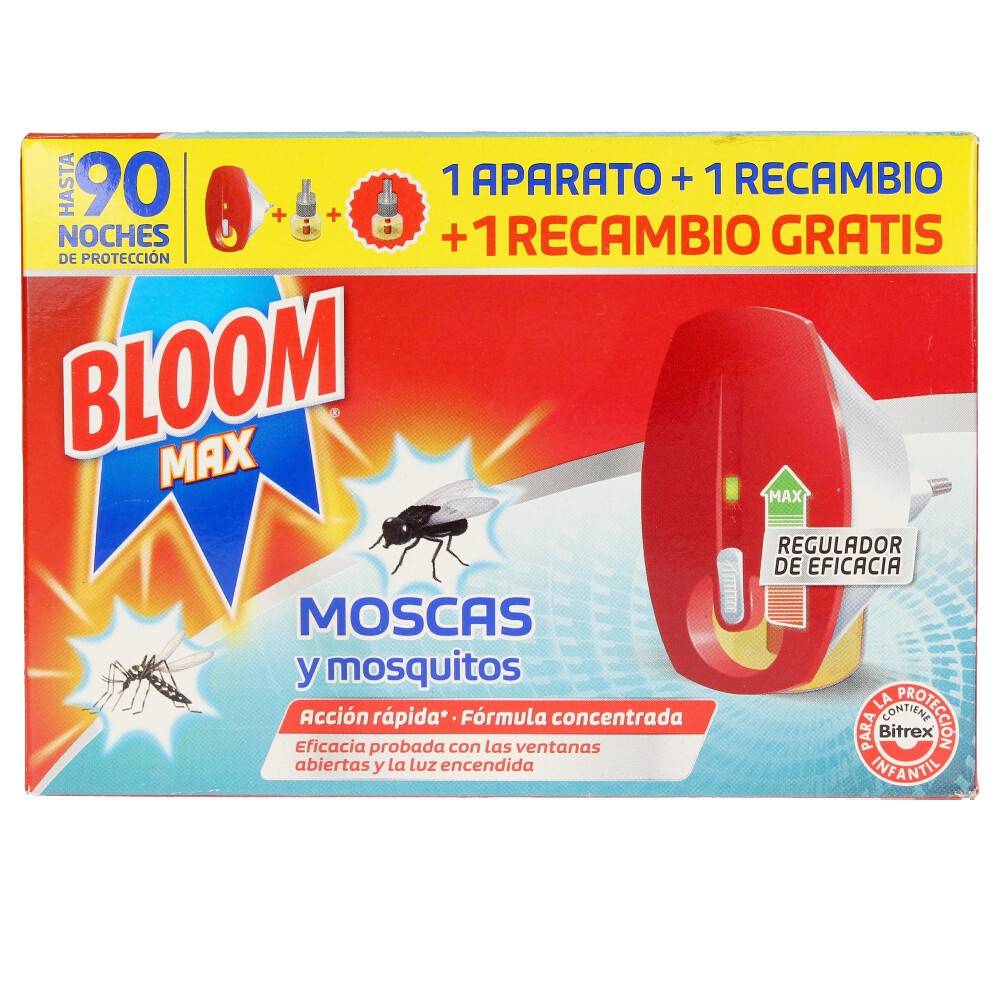 Bloom Max Flies Mosquitoes 1 Electric Device 2 Refill Unisex