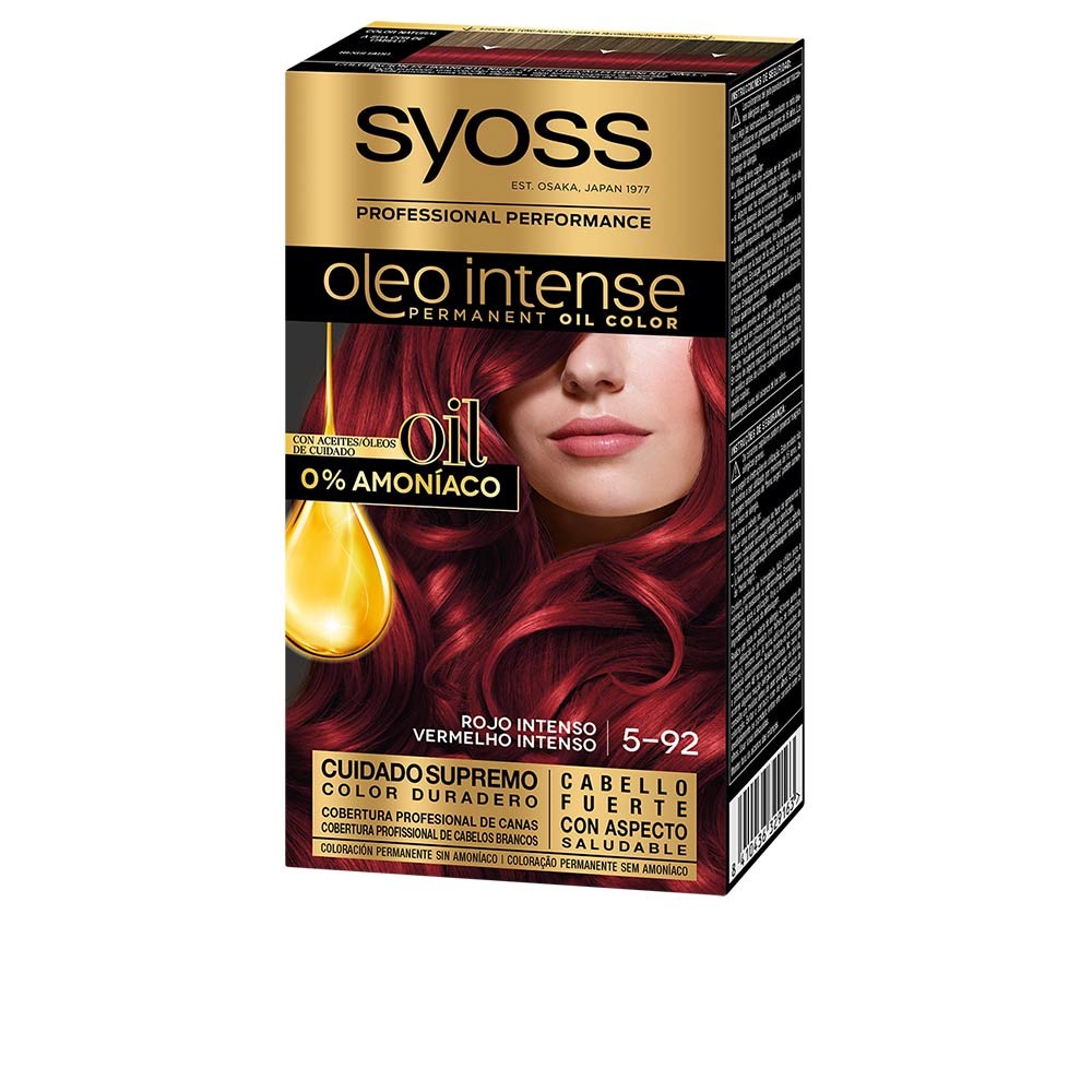 Syoss OLIO INTENSE tinte sin amoniaco 592rojo intenso 5 pz Donna