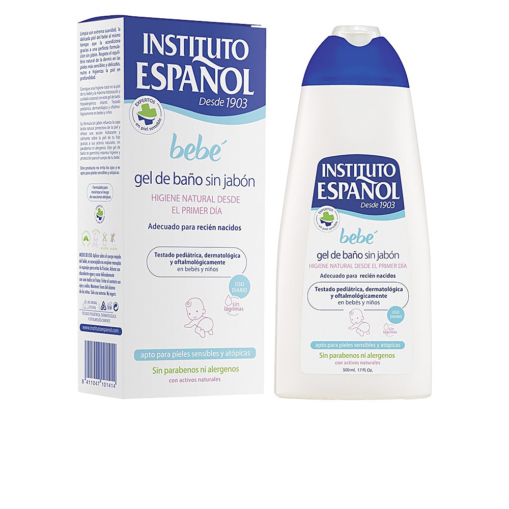 Instituto Espaol Gel Per Il Bagno Senza Sapone Pelle Sensibile Neonato Senza Allergeni 500ml children