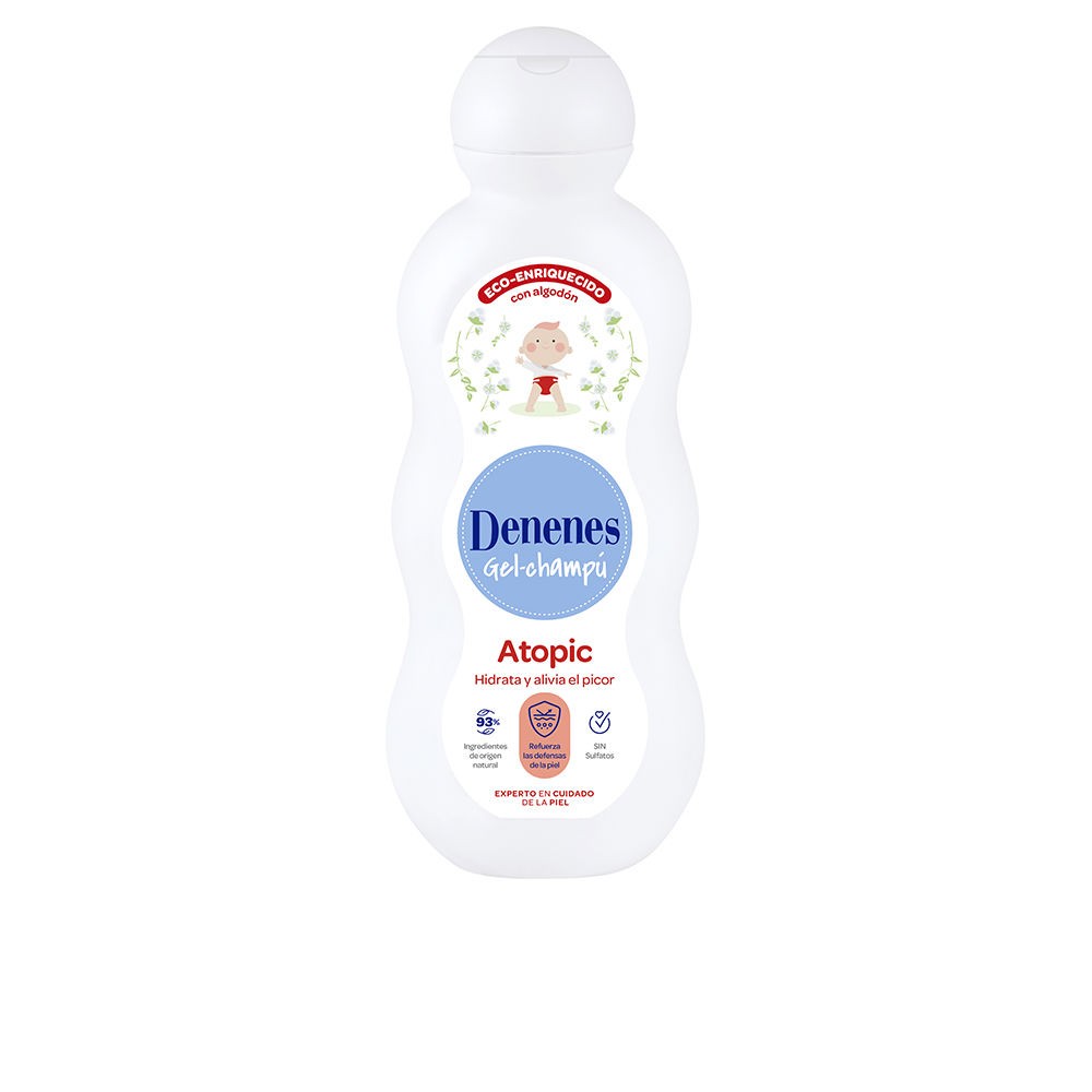 Denenes Shower Gel Shampoo Atopic Skin 600ml 100ml Unisex