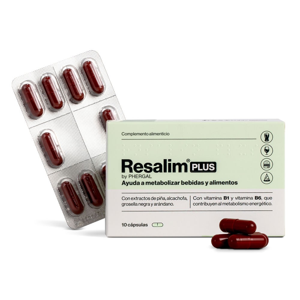 Phergal Cpsulas Ayuda Al Metabolismo Resalim Plus Unisex