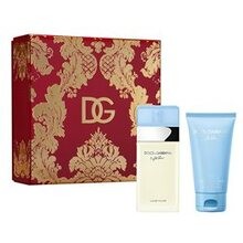 Dolce & Gabbana Light Blue Pour Femme Giftset donna 100ml eau de toilette Spray 50ml-Body Cream 50ml – Holidays 23-24