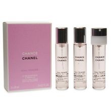 Chanel CHANCE EAU TENDRE edt vapo twist spray 3 refills x 20 ml Donna