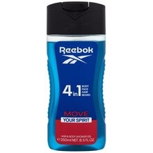Reebok Muovi il tuo spirito Gel doccia uomo 400ml