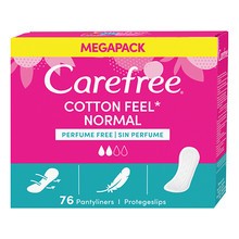 Carefree Cotton Protegeslip Sin Aroma Pack 56un Unisex