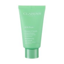 Clarins SOS Maschera allargilla pura per pelli miste e grasse 75ml Donna