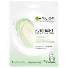 Garnier Skin Naturals Nutri Bomb Almond Milk Hyaluronic Acid Face Mask Donna 1pcs