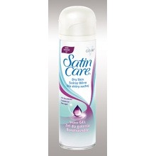Gillette Gel da barba con burro di karit Gel da barba per pelli secche Satin Care 200ml 200ml Donna
