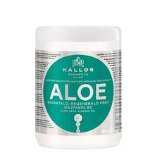 Kallos Maschera per capelli lucentezza riparatrice idratante allaloe vera 1000ml Donna