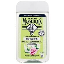 Le Petit Marseillais Gel doccia extra delicato Rosa bio e cetriolo bio unisex 250ml