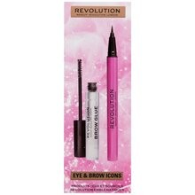 Revolution Make Up EYE and BROW ICONS LOT 2 unit unisex