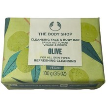 The Body Shop Olive Cleansing Face Body Bar Sapone solido per viso e corpo donna 1000g