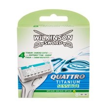 Wilkinson Sword Quattro Essential 4 Replacement blade Uomo 8pcs