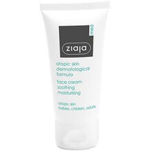 Ziaja Crema viso pelle atopica Crema viso idratante e lenitiva per pelle atopica donna 50ml