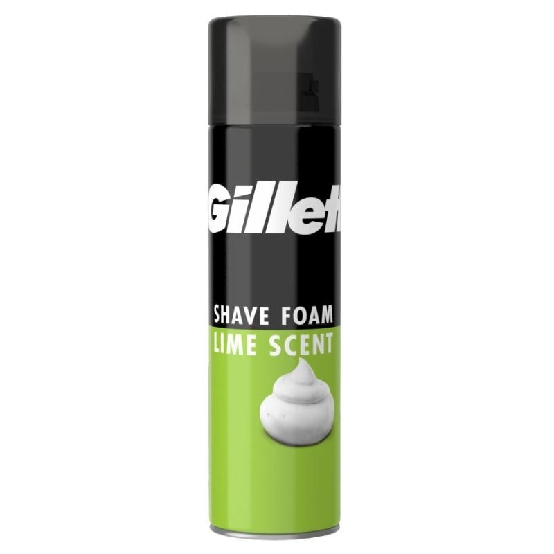 Gillette Spuma di lime e limone Gillette 200ml Uomo