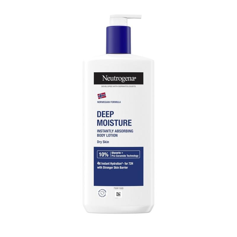 Neutrogena Lozione corpo idratante profonda per pelli secche 24 ore 400ml Donna