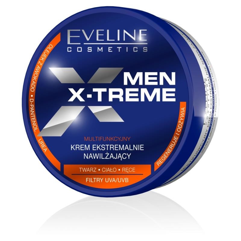 Eveline Men Xtreme Extreme Crema Idratazione Viso Corpo e Mani 200ml 200ML uomo