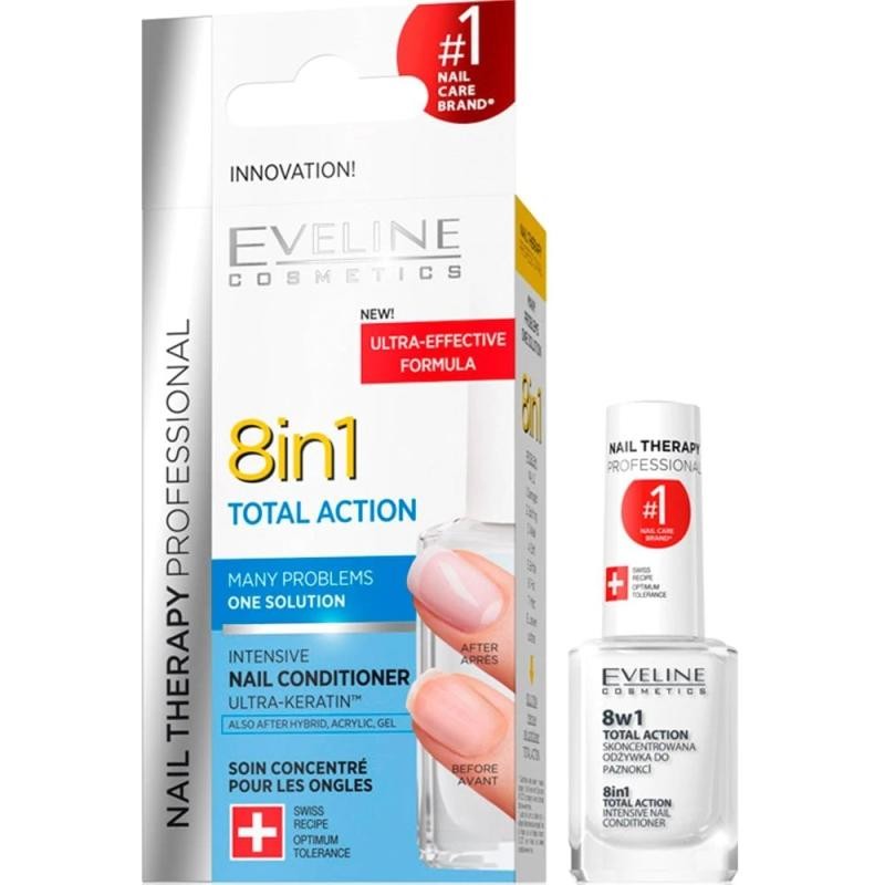Eveline 8in1 Total Action Balsamo intensivo per unghie