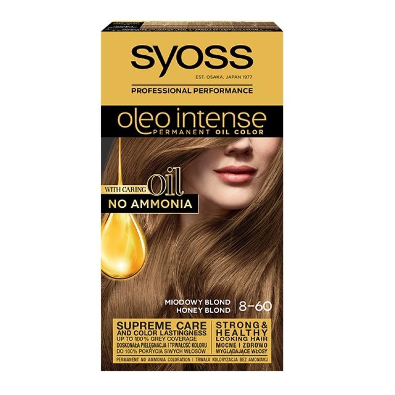 Syoss Oleo Intense Permanent Oil Color Barva na vlasy 50 ml donna 860 Honey Blond