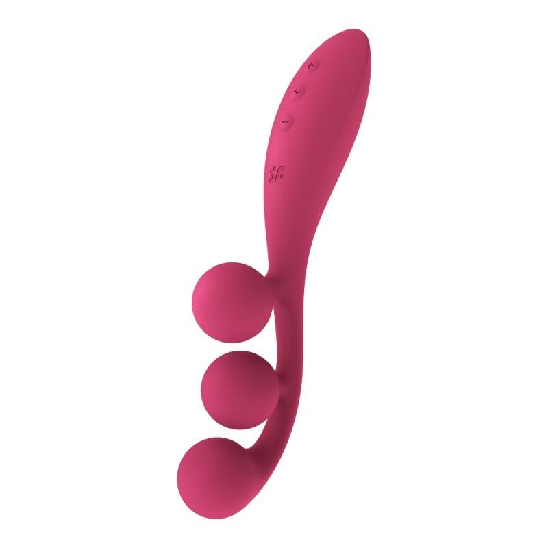 Satisfyer tri ball 2 multivibrador rojo 1un donna